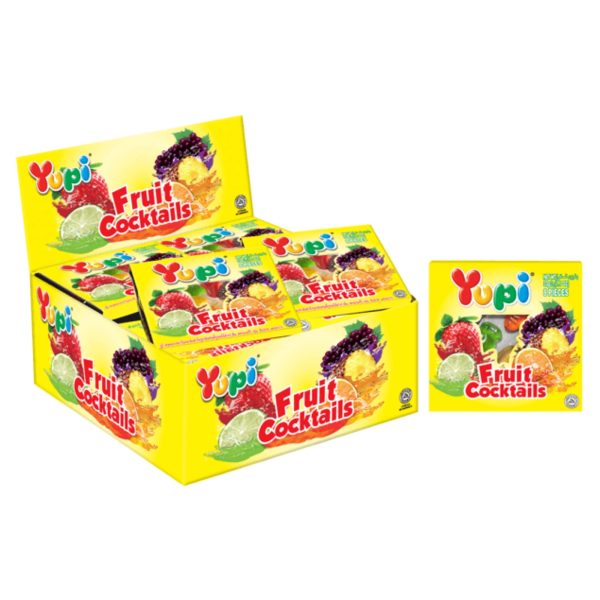 yupi fruit cocktails 30gm